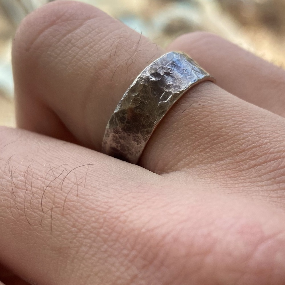 State Quarter Ring sized 9 (Made with actual quarter) Handmade Band